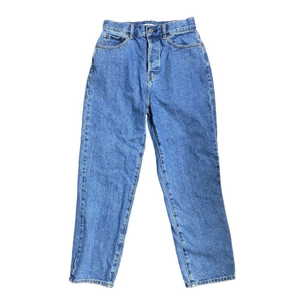 PACSUN High Rise Straight Button Fly Jeans